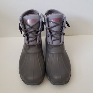 Sperry Saltwater Gray Duck Boots